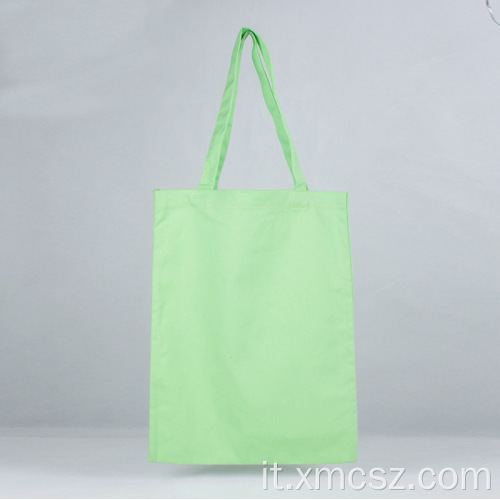 Borsa tote riutilizzabile in cotone con logo personalizzato eco